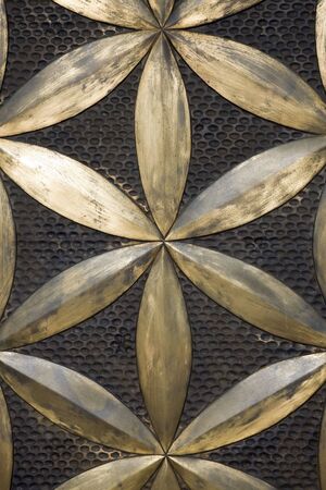 Detail on old door - seen in Milwaukee.の写真素材