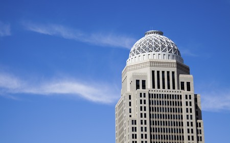 Skyscraper in Louisville, Kentucky.の写真素材