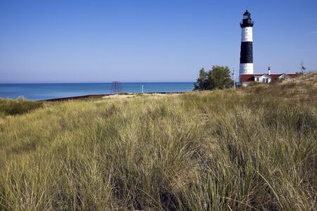 Big Sable Point Lighthouse, Michigan, USA.の写真素材