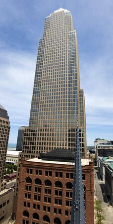 Tallest skyscraper in Cleveland, Ohio, USA.の写真素材