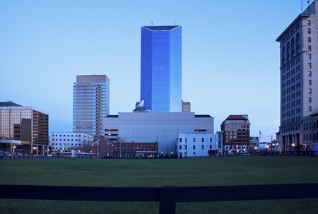 Blue morning in Lexington, Kentucky.の写真素材