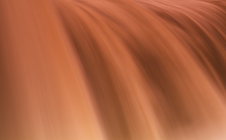 Waterfall - taken by Cumberland Falls with tobacco filterの写真素材