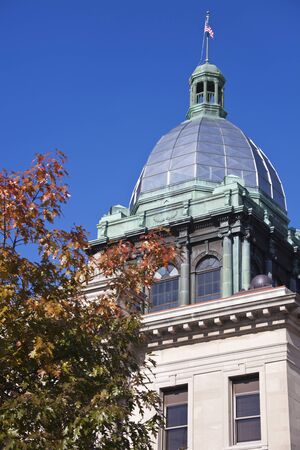 Old courthouse in Manitowoc, Wisconsin.のeditorial素材