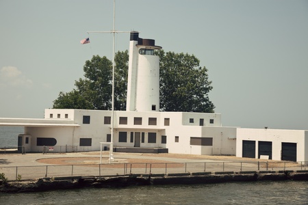 Old Coast Guard Station in Cleveland, Ohioのeditorial素材