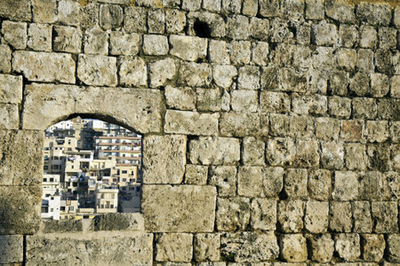 Architecture of Tripoli seen from the Citadel