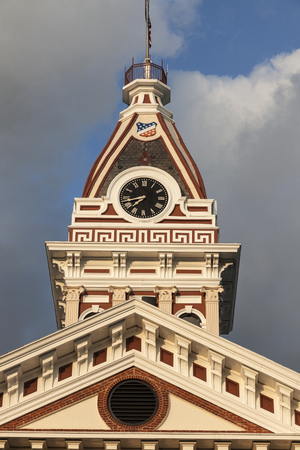 Livingston County - old Courthouse in Pontiac, Illinoisのeditorial素材
