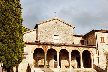 San Quirino Church in San Marino. San Marino, San Marinoの写真素材