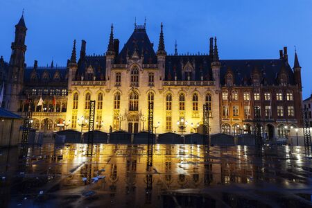 Provincial Palace in Bruges. Bruges, Flemish Region, Belgiumのeditorial素材