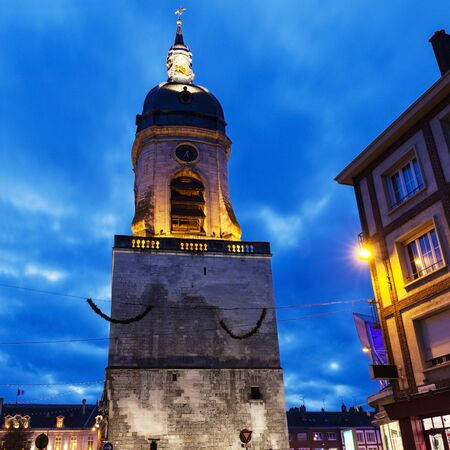 Belfry of Amiens Amiens, Nord-Pas-de-Calais-Picardy, France.の写真素材