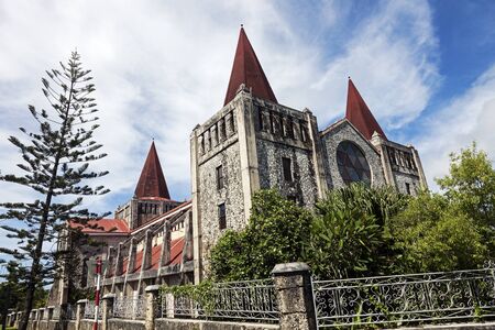 Cathedral in downtown of Nuku'Alofa, Tongaの写真素材