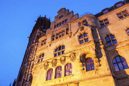 City Hall in Duisburg. Duisburg, North Rhine-Westphalia, Germanyの写真素材