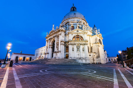Santa Maria della Salute in Venice. Venice, Veneto, Italyの写真素材