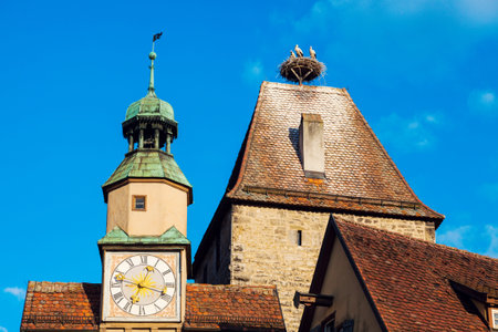 Roder Arch in Rothenburg. Rothenburg, Bavaria, Germany