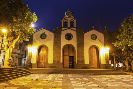 Church in Valleseco. Gran Canaria, Canary Islands, Spainの写真素材