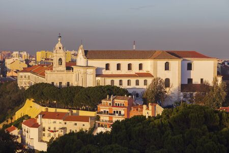 Graca Church in Lisbon. Lisbon, Portugal.の写真素材