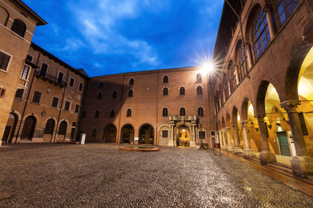 Architecture of Verona at night. Verona, Veneto, Italy