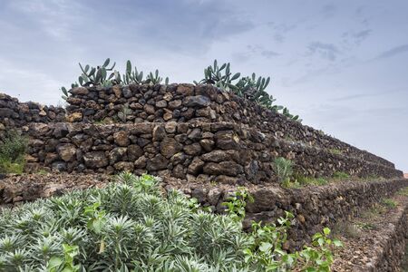 Pyramids of Guimar. Tenerife, Canary Islands, Spain.の写真素材
