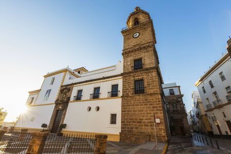 Santo Domingo Church in Cadiz. Cadiz, Andalusia, Spain.の写真素材
