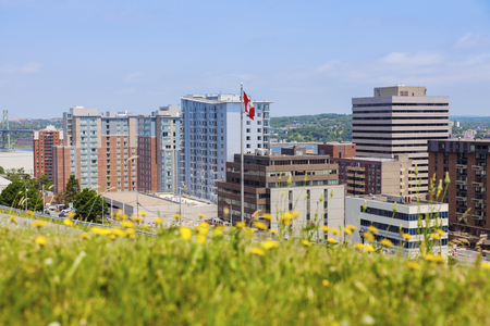 Architecture of Halifax, Nova Scotia. Halifax, Nova Scotia, Canada.の写真素材