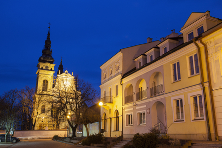 Sanctuary of Our Lady of Dzikow in Tarnobrzeg. Tarnobrzeg, Subcarpathia, Poland.の写真素材
