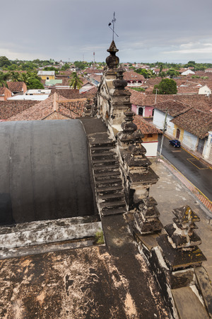 La Merced Church in Granada. Granada, Nicaragua.の写真素材