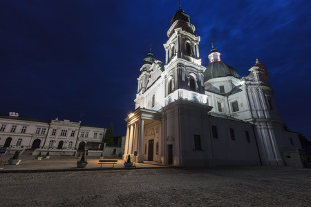 Basilica of the Birth of the Virgin Mary in Chelm, Poland. Chelm, Lubelskie, Poland.の写真素材