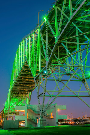 Corpus Christi Harbor Bridge. Corpus Christi, Texas, USA.