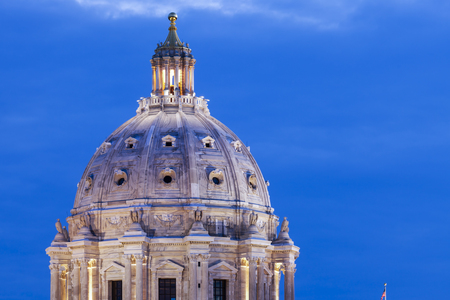 Minnesota State Capitol  Building in St. Paul. St. Paul, Minnesota, USA.の写真素材