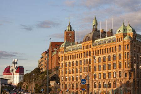 Panorama of Gothenburg. Gothenburg, Vasstergotland and Bohuslan, Sweden.の写真素材