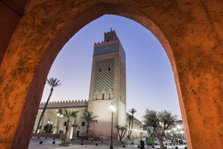 Kasbah Mosque in Marrakesh. Marrakesh, Marrakesh-Safi, Morocco.の写真素材