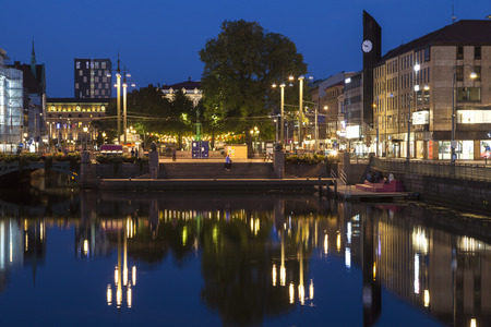Panorama of Gothenburg. Gothenburg, Vasstergotland and Bohuslan, Sweden.の写真素材