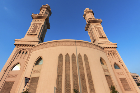 Ras Rumman Mosque in Manama. Manama, Bahrain.の写真素材