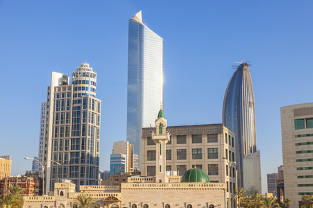 Architecture of Kuwait City. Kuwait City, Kuwait.の写真素材