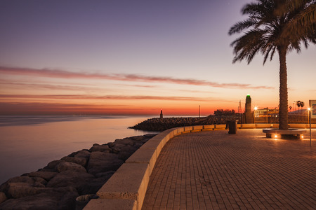Corniche in Kuwait City. Kuwait City, Kuwait.の写真素材