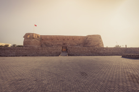 Arad Fort in Arad, Manama. Manama. Manama, Bahrain.の写真素材