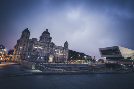 Port of Liverpool Building. Liverpool, North West England, UK.の写真素材