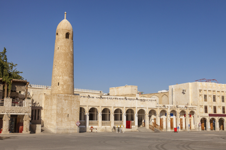 Souq Waqif in Doha. Doha, Ad-Dawhah, Qatar.の写真素材