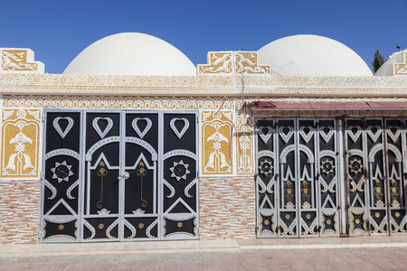 Jewelry souk in Laayoune. Laayoune, Western Sahara, Morocco.の写真素材