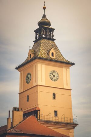 Council House in Brasov. Brasov, Brasov County, Romania.の写真素材