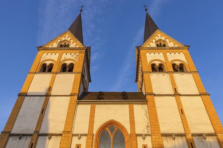 Florin Church in Koblenz. Koblenz, Rhineland-Palatinate, Germany.の写真素材