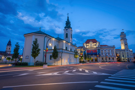St. Ladislau Church in Oradea. Oradea, Bihor County, Romania.