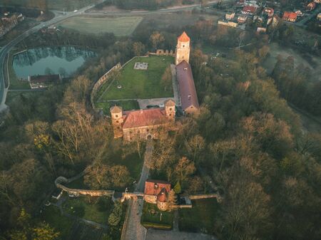 Panorama of Toszek. Toszek, Opole, Poland.の写真素材