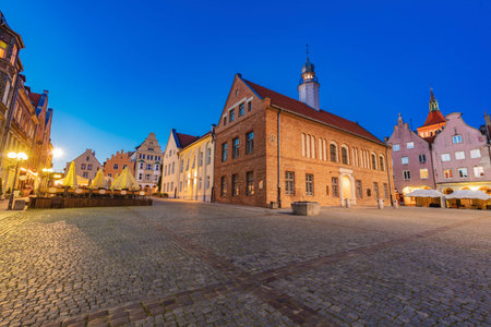 Old town hall of Olsztyn. Olsztyn, Warmian-Masurian, Poland.
