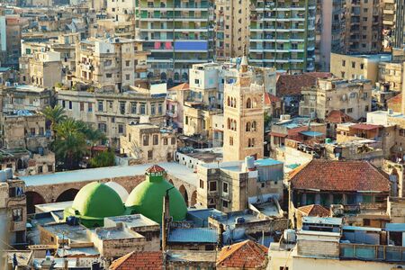 Great Mosque of Tripoli seen from Citadelの写真素材