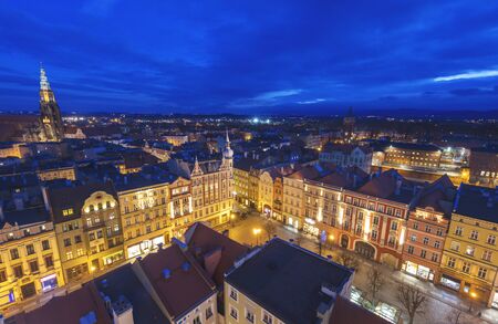 Architecture of Swidnica. Swidnica, Lower Silesia, Poland.の写真素材