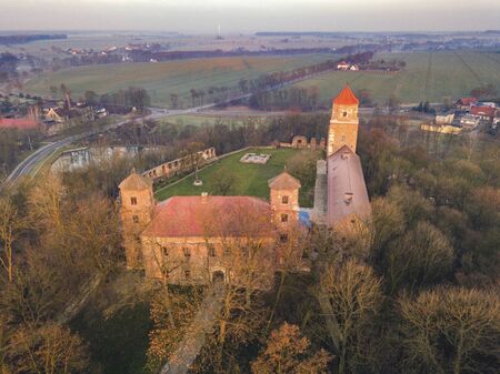 Panorama of Toszek. Toszek, Opole, Poland.の写真素材
