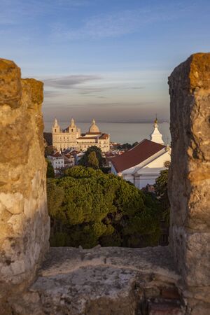 Sao Vicente de Fora Monastery in Lisbon Lisbon, Portugal.の写真素材