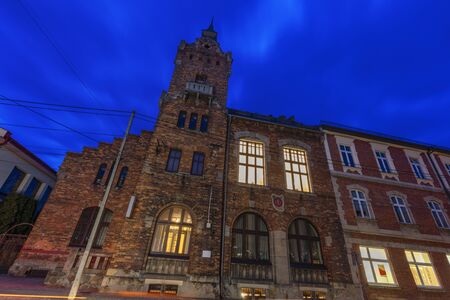 Brzesko city hall. Brzesko, Lesser Poland, Poland.の写真素材