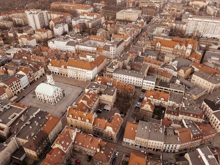 Old town of Gliwice. Gliwice, Silesia, Poland.の写真素材