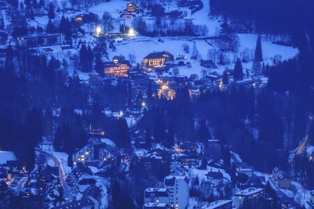 Architecture of Spindleruv Mlyn. Spindleruv Mlyn, Hradec Kralove, Czechia.の写真素材